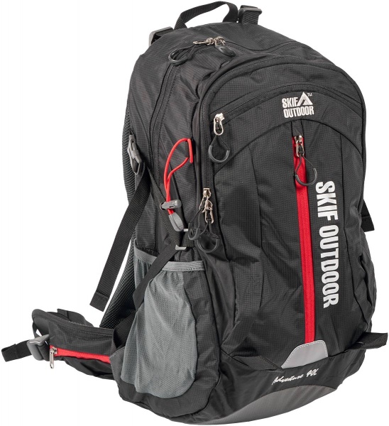 Рюкзак SKIF Outdoor Adventure 389.02.65 (+ чехол) 40 л black 2367B