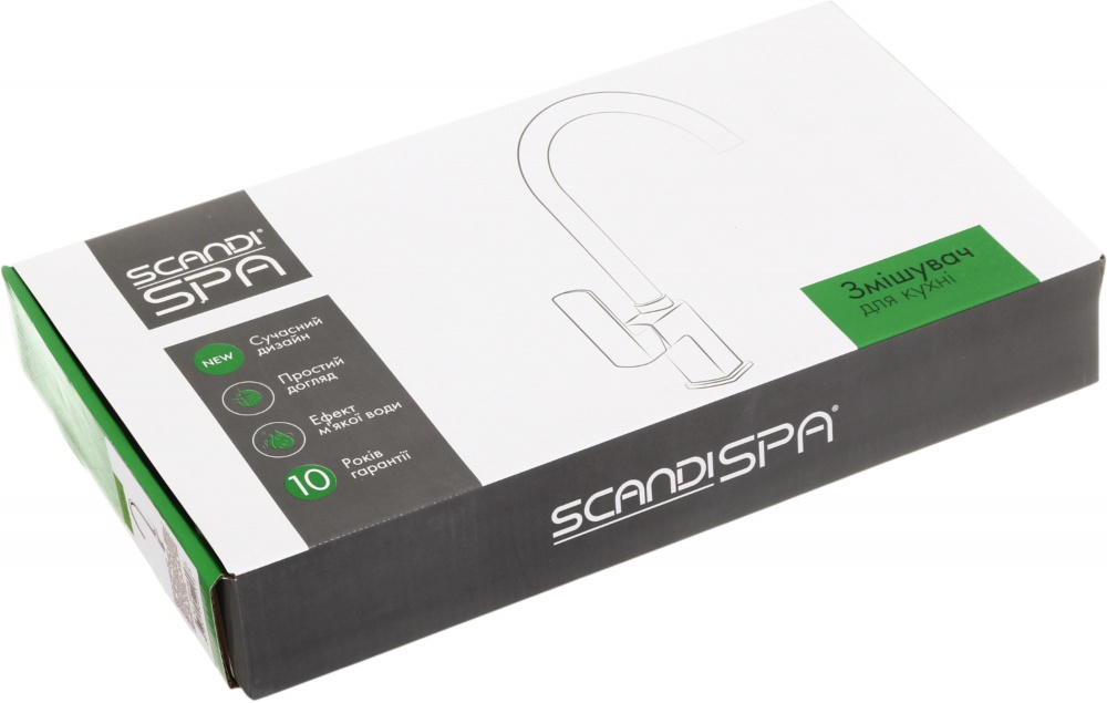 Змішувач для кухні ScandiSPA TOR хром