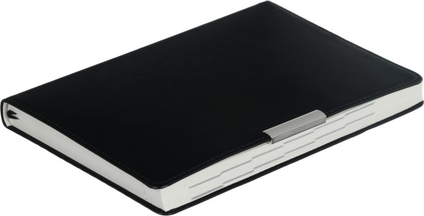 Щоденник датований чорний лінія Buromax Salerno A5 2019