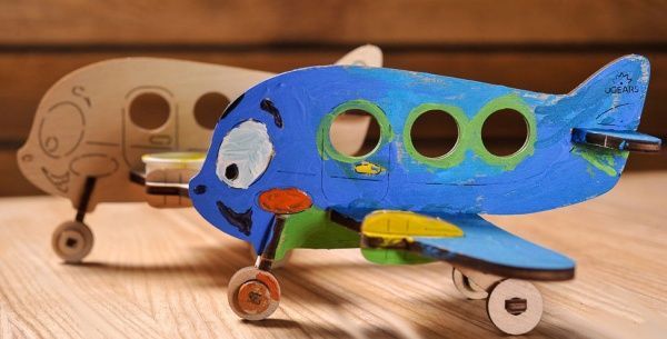 Раскраска UGEARS Аэроплан