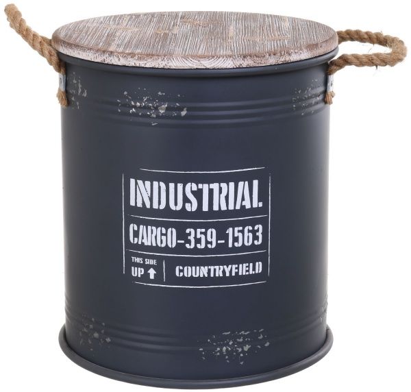 Бочка для хранения Cargo 35х39,5 см серая 