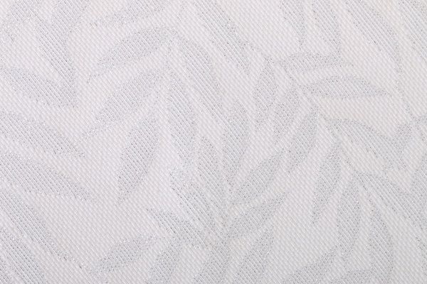 Скатерть Эльза 132x220 см белое серебро Прованс 