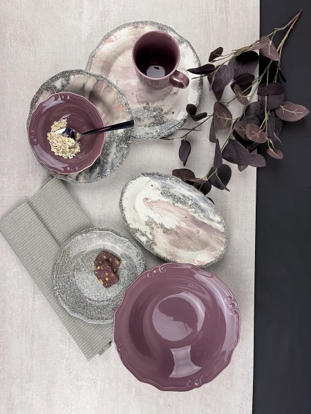 Салатник Tiffany Indian Red 26 см Porser Porselen