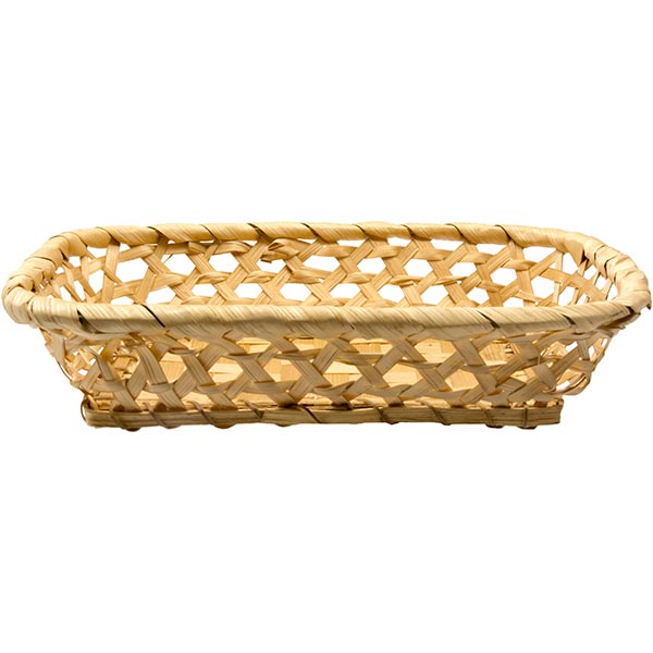 Корзинка бамбуковая прямоугольная 24x18 см