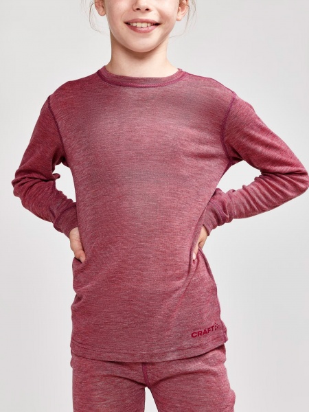 Комплект термобілизни Craft CORE WOOL MERINO SET J 1909714-414200 р.146 рожевий