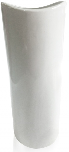 Ваза керамическая Eterna 210216 без деколи 37 см белая 