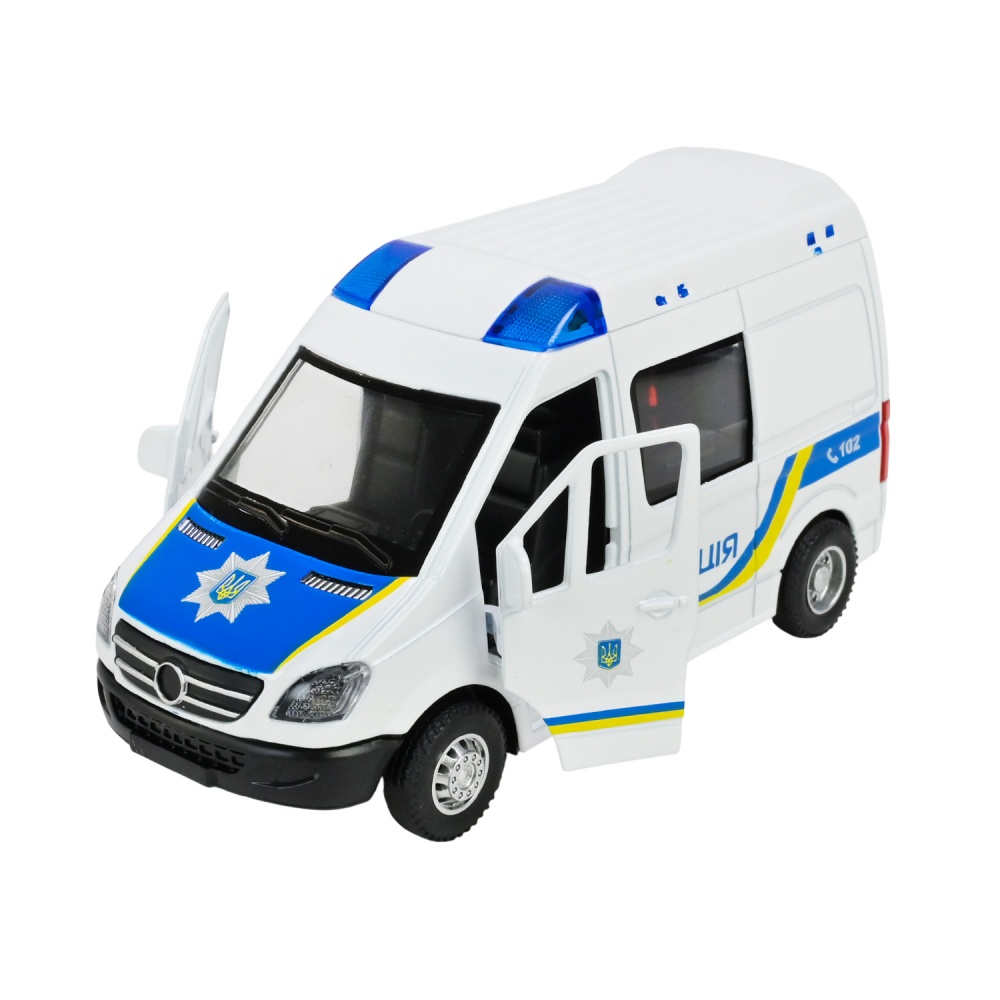Машинка Автопром 1:24 «Службы спасения» Полиция AP7542
