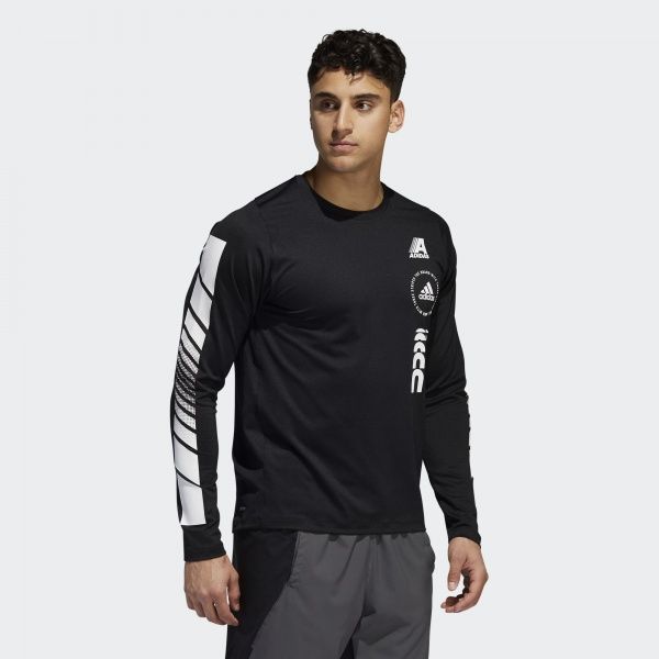 Футболка Adidas MOTO LS TEE DZ7365 XL черный
