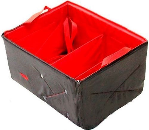 Ящик органайзер складаний для автомобіля Фолдін ТрендБай 1063 сірий із червоним