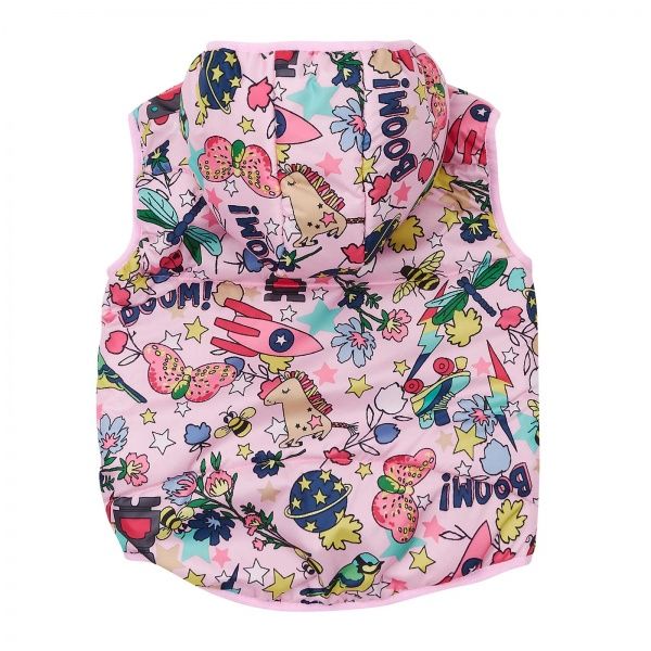 Жилет детский для девочки Соня Boom р.116 розовый с рисунком 