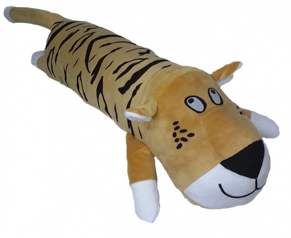 Подушка Тигр, що лежить 15x60 см бежевий Анна 