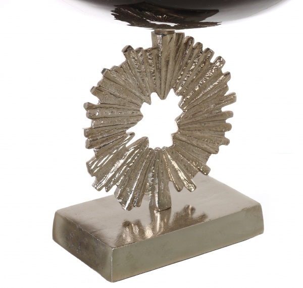 Фруктовница PANACHE Starburst 36 см темно-синий с золотым/никель 