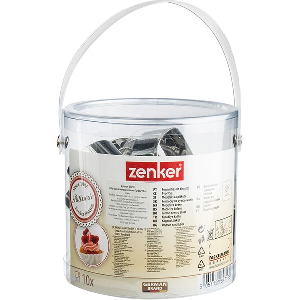 Набор форм для вырезания печенья Цифры 10 шт. 684716 Zenker