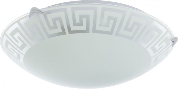 Светильник настенно-потолочный УТ Сяйво НПБ Греция 2x60 Вт E27 белый 3006 