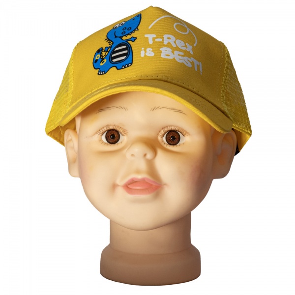 Бейсболка Devilon 3-8 лет р.48-54 желтый 518905 