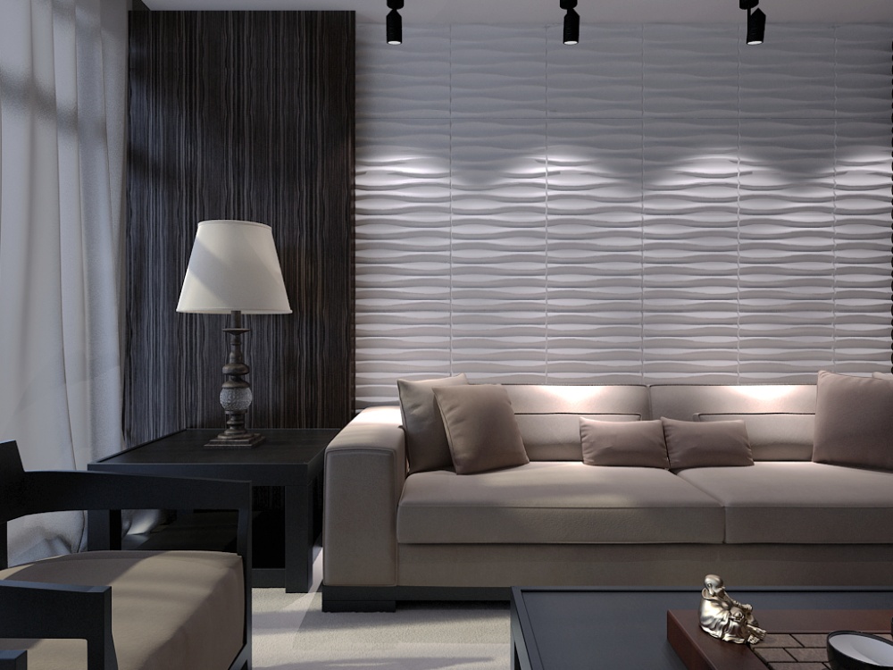 Декоративная панель 3D. BRANDY 500x500 мм