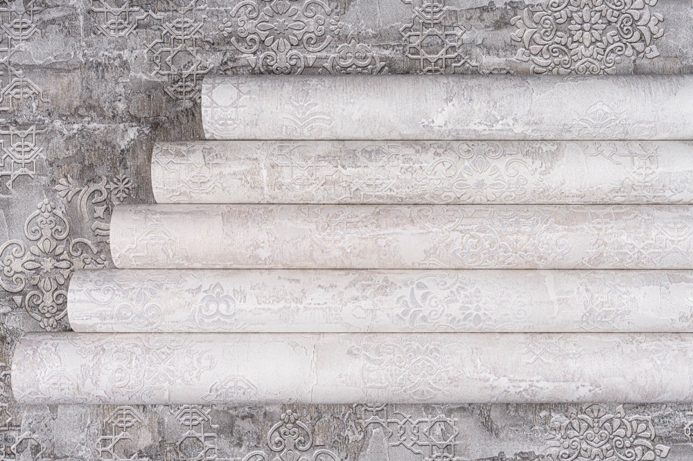 Шпалери вінілові на паперовій основі Слов'янські шпалери Le Grand gold Скеля 2 4607-04 1,06x10,05 м