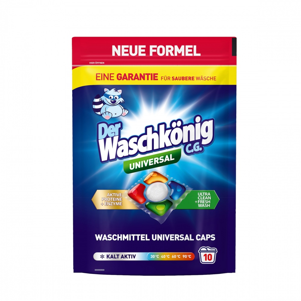 Капсулы для машинной стирки WASCHKONIG Universal 10 шт.