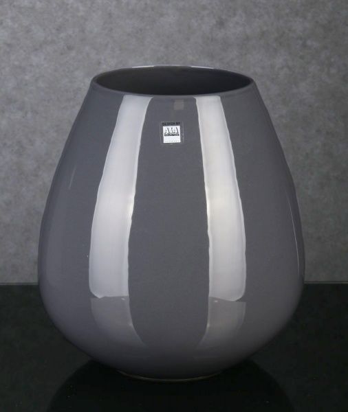 Ваза керамическая антрацит Ease XL 32х28 см
