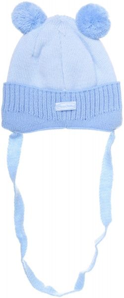 Шапочка детская для мальчика Luna Kids р.36 синий с голубым 2105 