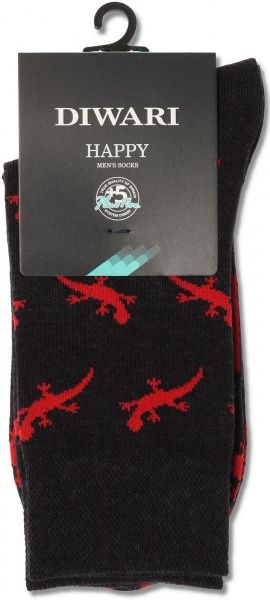 Шкарпетки чоловічі DiWaRi Happy 20С-37СП 135 р. 27 чорний 1 пар 