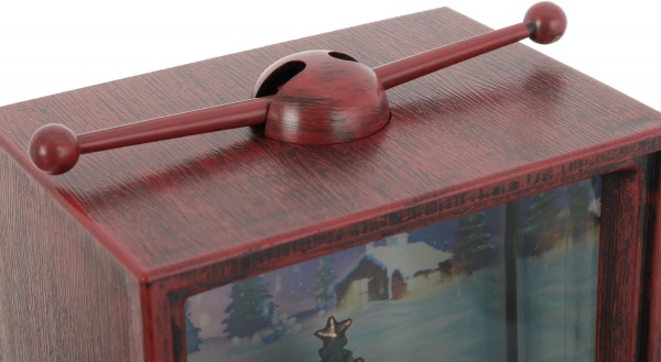 Ліхтар декоративний Телевізор Санти ялинка 12,3x8,7x22,5 см