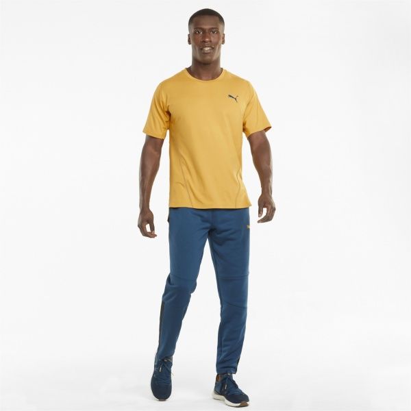 Футболка Puma TRAIN CLOUDSPUN BND SS TEE 52087337 р. S жовтий