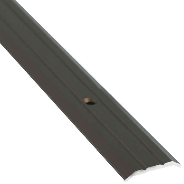 Порожек алюминиевый анодированный Braz Line рифленый с отверстиями 25x900 мм бронза