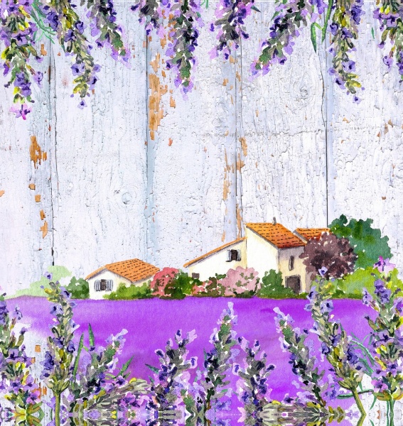 Репродукция Прованс 35x35 см Арт Фемелі 