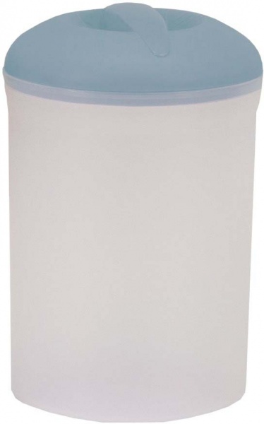 Контейнер для зберігання пластиковий 1,5 л з блакитною кришкою 910015 Eurogold