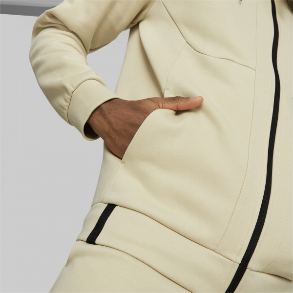 Джемпер Puma PUMATECH FULL-ZIP HOODIE DK 53828288 р. L бежевый