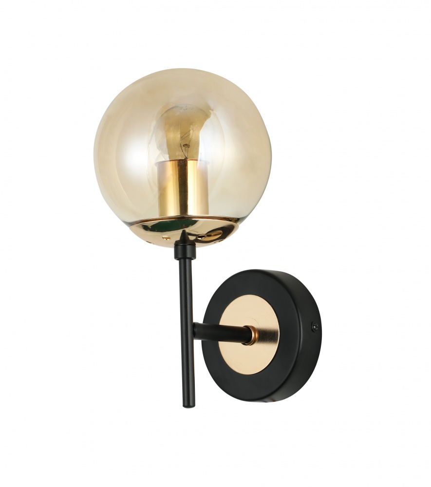 Бра Sensio Lion 1x40 Вт E27 черный/золото LS-74636/1BG-E2740W