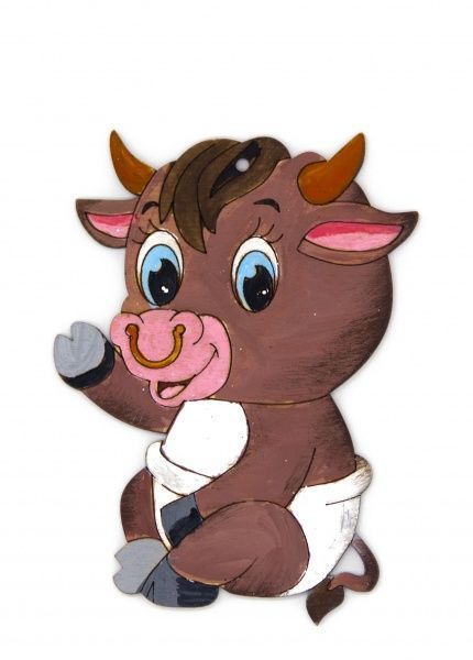 Декоративная подвеска Бычок № 4 11,5 см 757 