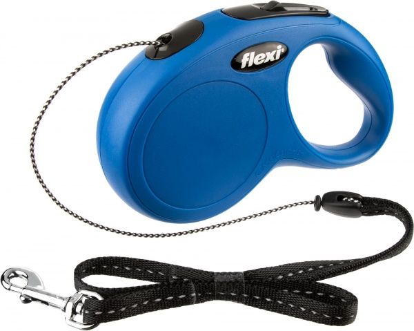 Поводок-рулетка FLEXI Classic S синий до 12 кг 5 м