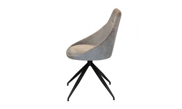 Стілець обідній Маріо DC-79011S 530х575х880 мм чорний/сірий