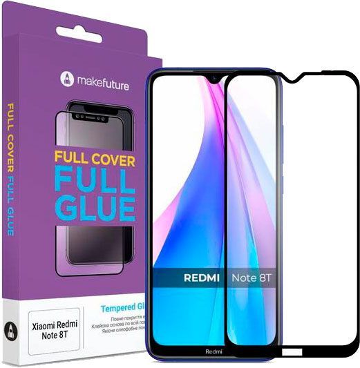 Захисне скло Piko Full Glue для Glue для Xiaomi Redmi Note 8T 