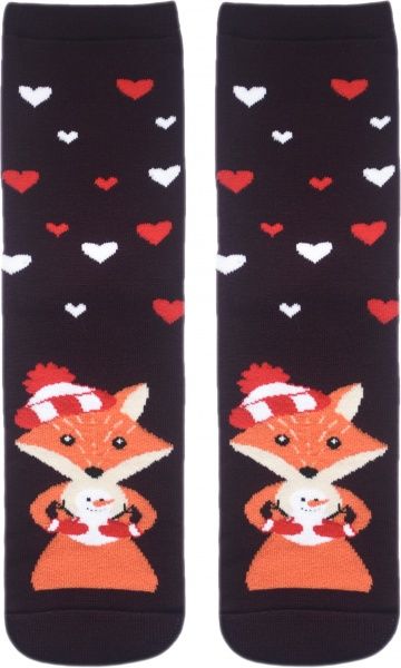 Носки женские Conte хлопковые арт. 52-105 Лапландия 017 р. 23 бордовый 1 пар