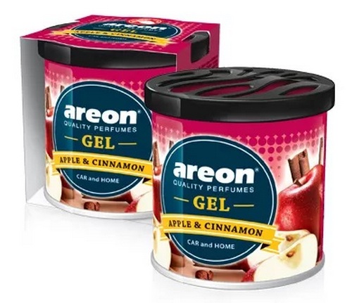 Ароматизатор на панель приладів АРЕОН Gel Яблуко та кориця 100 мл