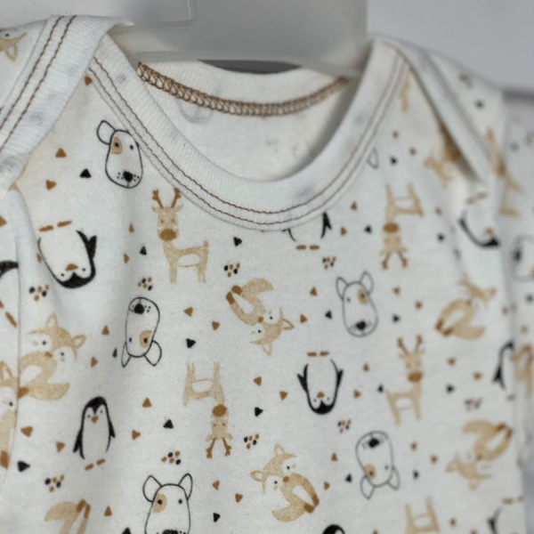 Боди детское унисекс Blanka Пингвин р.80 бежевый 12880 