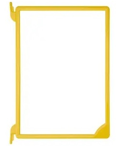 Рамка для системы Infoline RAL 1018 желтая А4 
