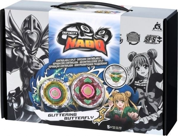 Юла Auldey Infinity Nado Крэк Glittering Butterfly-s Искрящаяся Бабочка YW624703