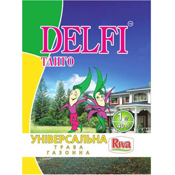 Трава газонная Delfi универсальная 1 кг