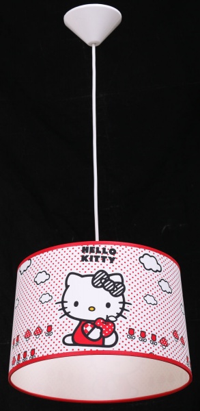 Світильник підвісний Corep Hello Kitty 1x60 Вт E27 червоний 
