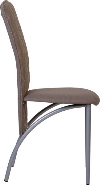 Стілець обідній Nowy Styl ALICE ALU (BOX-4) (CH) GD-62 алюміній/бежевий