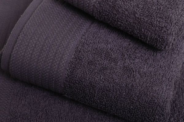 Рушник махровий ОЕ 33x70 см темно-сірий UP! (Underprice) 