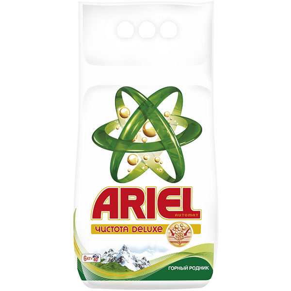 Стиральный порошок для машинной стирки Ariel Горный родник 6 кг
