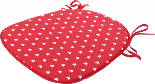 Подушка Indigo Joy 39,5х39,5х2 см красная