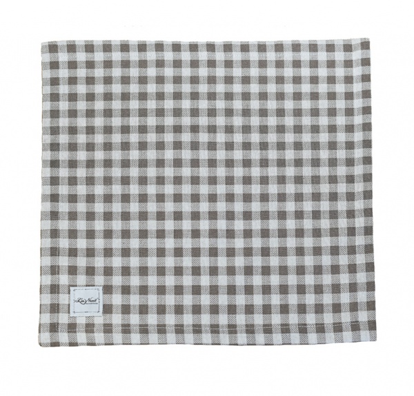 Салфетка Lucy клетка 40x40 см бежевый 