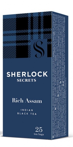 Чай черный Sherlock Secrets Rich assam 25 шт. 50 г 