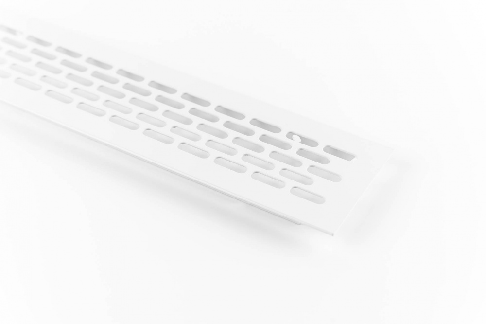 Решітка вентиляційна Foldecor 60x480 мм алюміній білий